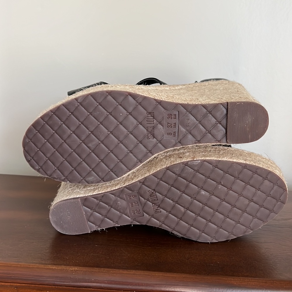 SANTA LOLLA New Espadrille Sandals Heels Size 8 - Picture 11 of 13